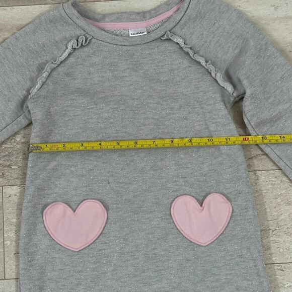 Toddler Girls Sparkling Silver Dress 4T - Picture 7 of 7